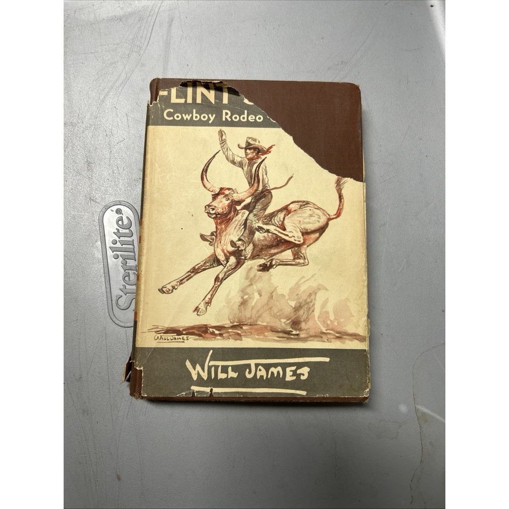 vintage hardcover copy of Flint Spears: Cowboy Rodeo Contestant
